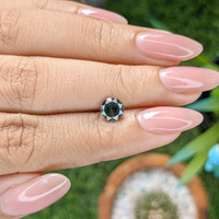 1.11 Ct. Yellowish Green Sapphire from Madagascar Life Style