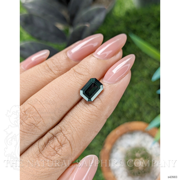 3.01 Ct. Bluish Green Sapphire from Madagascar
