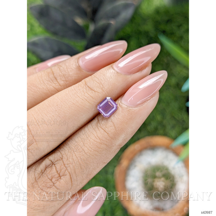 1.03 Ct. Pinkish Purple Sapphire from Tanzania