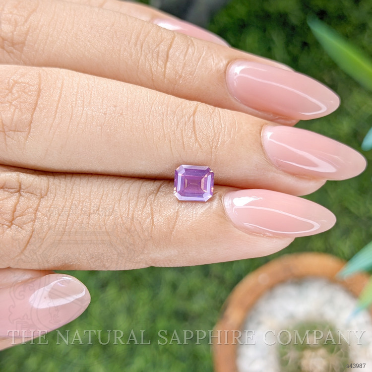 1.03 Ct. Pinkish Purple Sapphire from Tanzania