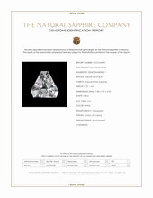 1.64 Ct. White Sapphire from Ceylon (Sri Lanka) Scan Report