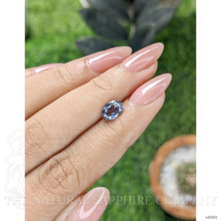 1.21 Ct. Greenish Blue Sapphire from Madagascar