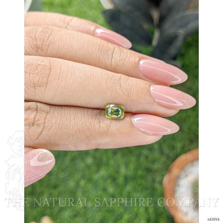 1.10 Ct. Yellowish Green Sapphire from Madagascar