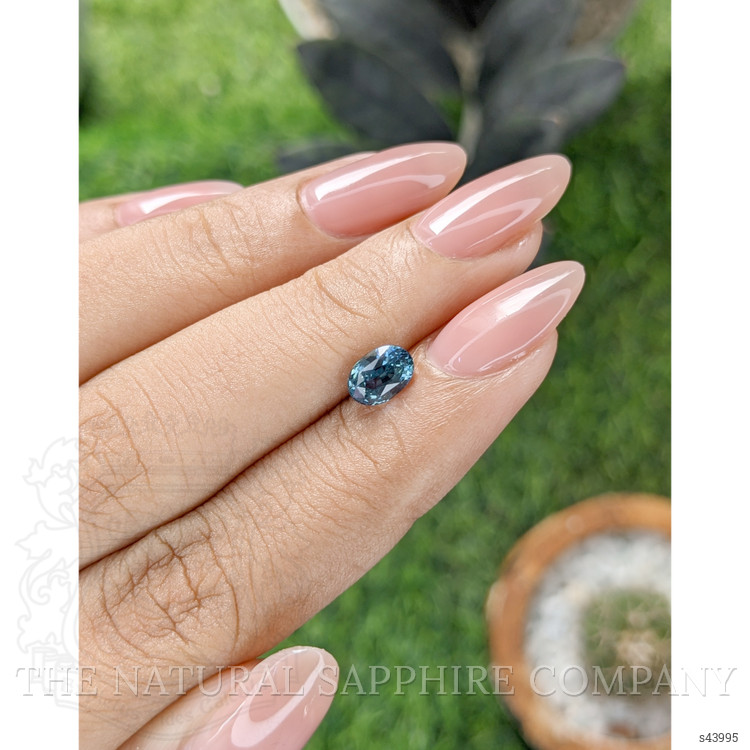 1.10 Ct. Greenish Blue Sapphire from Madagascar