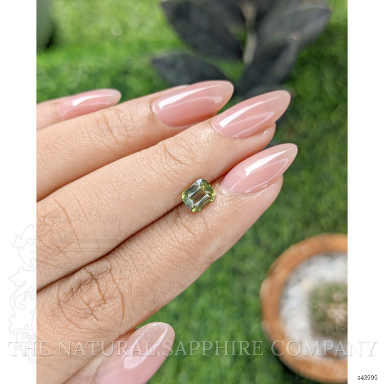 1.06 Ct. Yellowish Green Sapphire from Madagascar