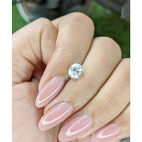 1.40 Ct. White Sapphire from Ceylon (Sri Lanka) Life Style
