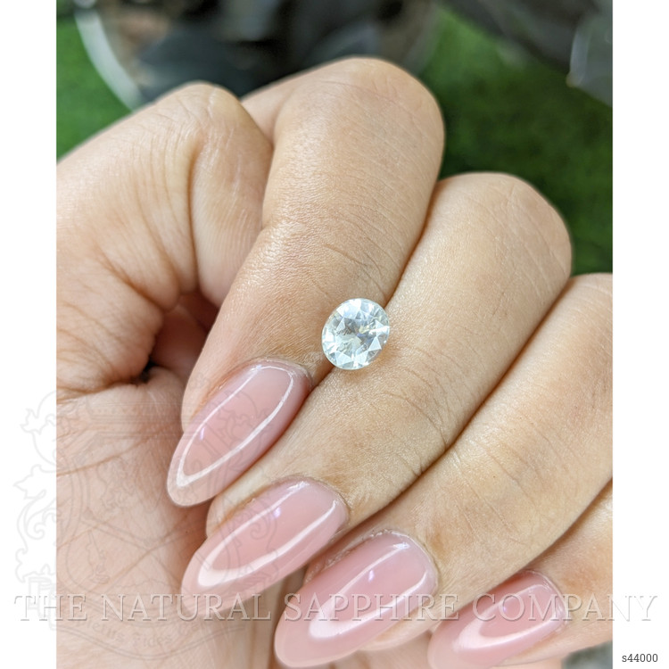 1.40 Ct. White Sapphire from Ceylon (Sri Lanka)
