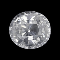 1.33 Ct. White Sapphire from Ceylon (Sri Lanka) Video