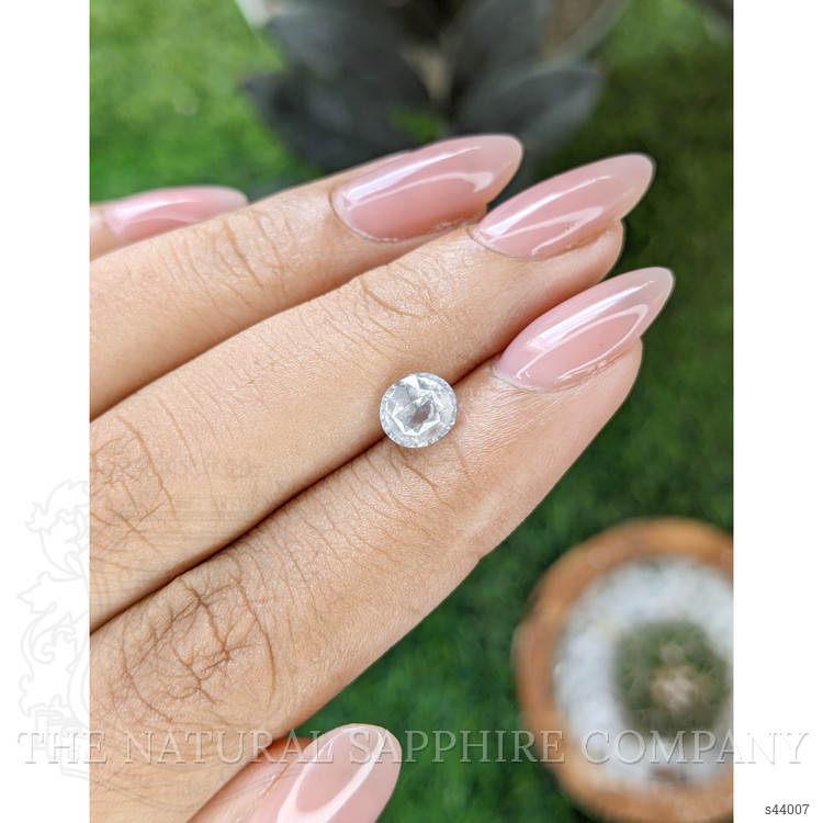 1.33 Ct. White Sapphire from Ceylon (Sri Lanka)