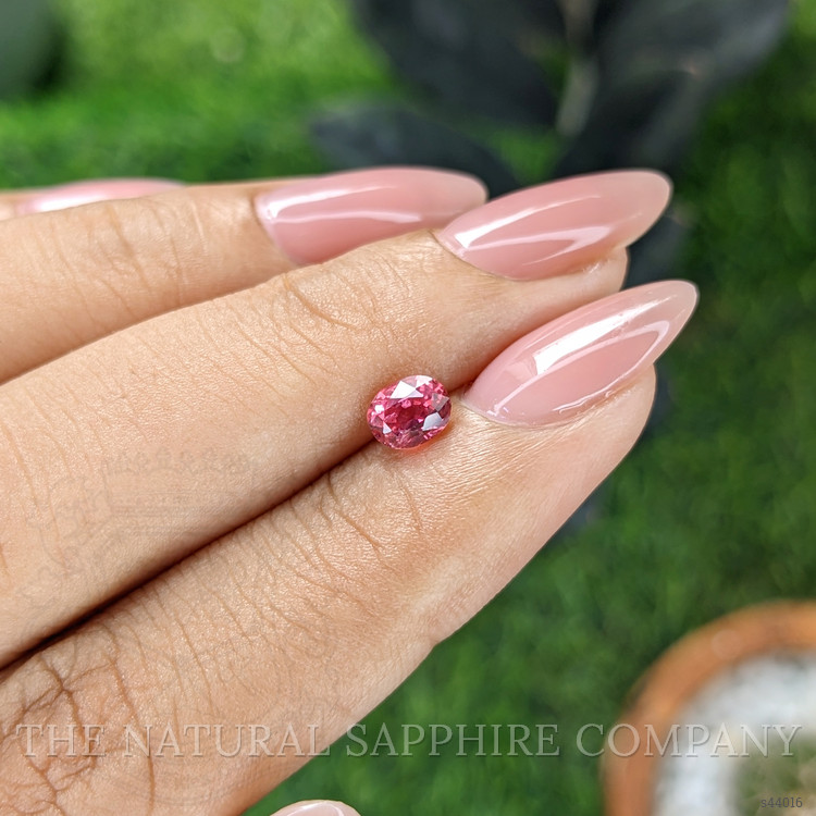 0.71 Ct. Reddish Pink Sapphire from Mozambique