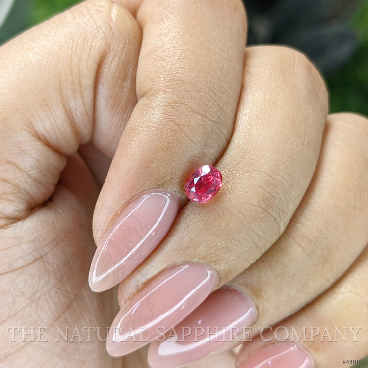 0.71 Ct. Reddish Pink Sapphire from Mozambique