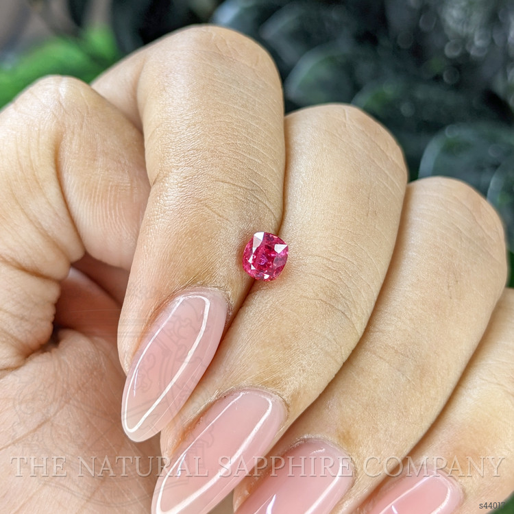 0.76 Ct. Reddish Pink Sapphire from Mozambique