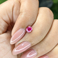 0.52 Ct. Purplish Pink Sapphire from Mozambique Life Style