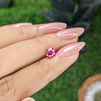 0.68 Ct. Purplish Pink Sapphire from Mozambique Life Style