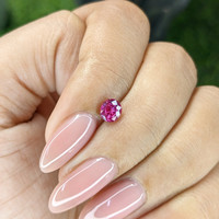 0.68 Ct. Purplish Pink Sapphire from Mozambique Life Style