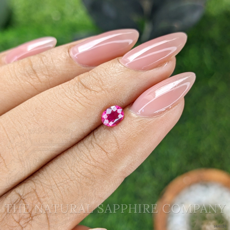 0.59 Ct. Reddish Pink Sapphire from Mozambique
