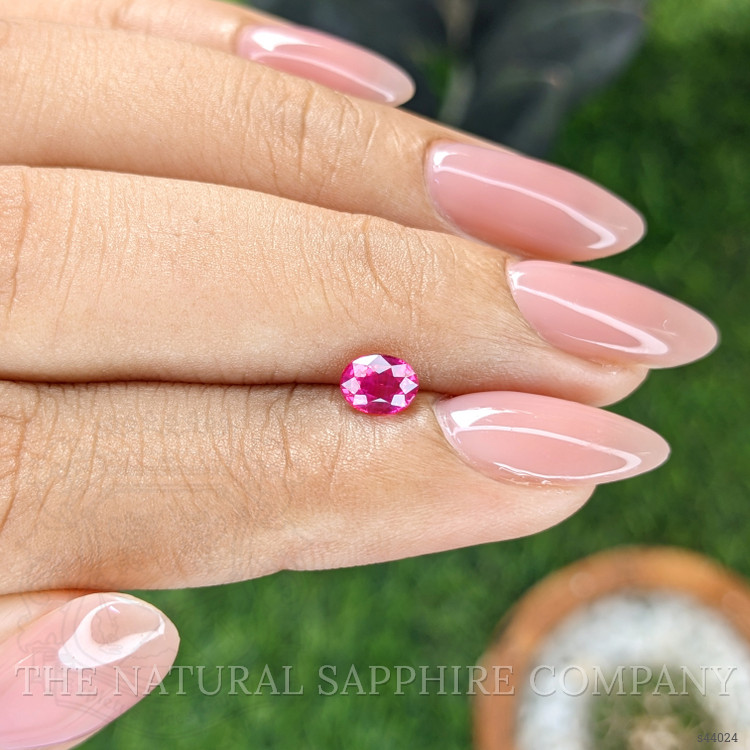 0.59 Ct. Reddish Pink Sapphire from Mozambique