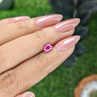 0.51 Ct. Purplish Pink Sapphire from Mozambique Life Style