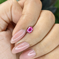 0.51 Ct. Purplish Pink Sapphire from Mozambique Life Style