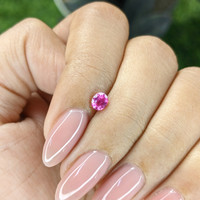 0.40 Ct. Purplish Pink Sapphire from Mozambique Life Style