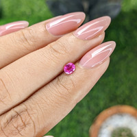 0.40 Ct. Purplish Pink Sapphire from Mozambique Life Style