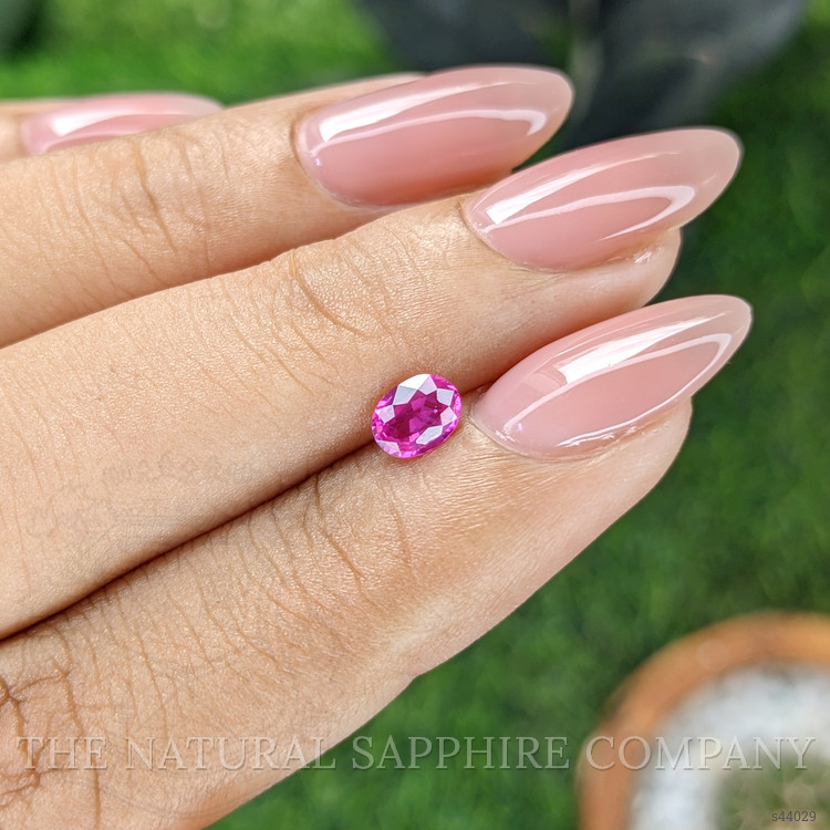 0.45 Ct. Purplish Pink Sapphire from Mozambique