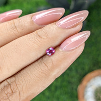 0.33 Ct. Pinkish Purple Sapphire from Mozambique Life Style