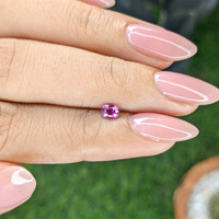 0.33 Ct. Pinkish Purple Sapphire from Mozambique Life Style