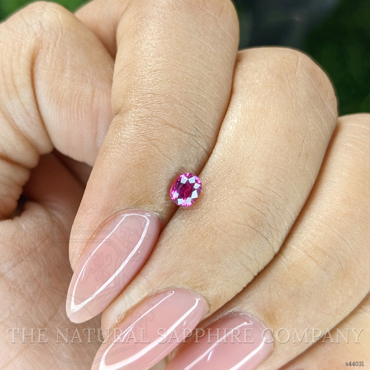 0.33 Ct. Pinkish Purple Sapphire from Mozambique