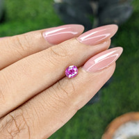 0.50 Ct. Purplish Pink Sapphire from Mozambique Life Style