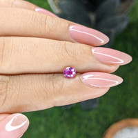 0.50 Ct. Purplish Pink Sapphire from Mozambique Life Style
