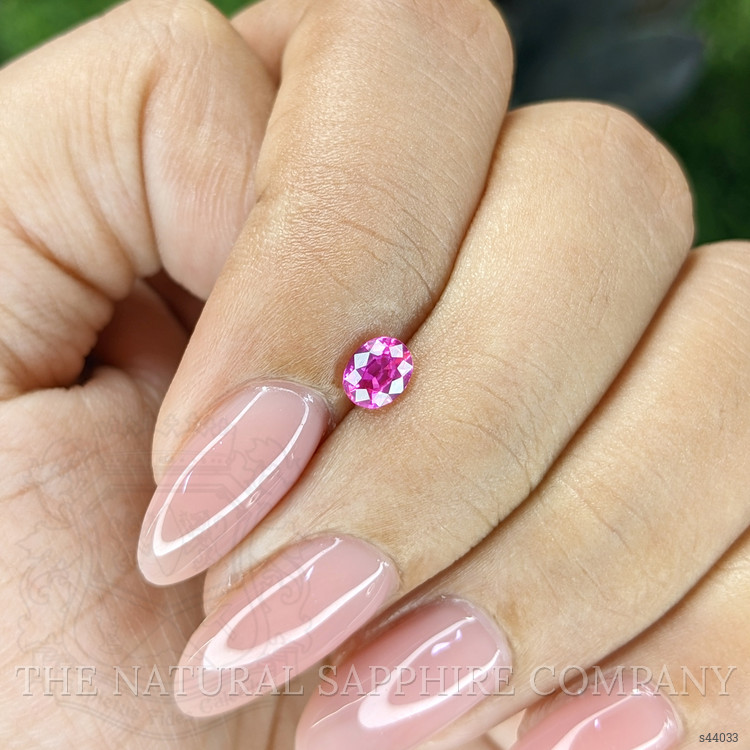 0.42 Ct. Purplish Pink Sapphire from Mozambique