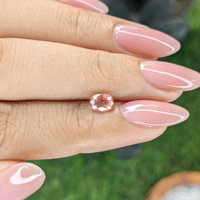 0.88 Ct. Padparadscha Sapphire from Tanzania Life Style
