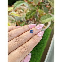 0.67 Ct. Blue Sapphire from Madagascar Life Style