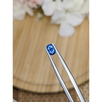 0.67 Ct. Blue Sapphire from Madagascar Life Style