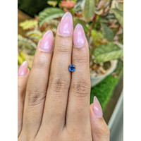 0.82 Ct. Blue Sapphire from Madagascar Life Style
