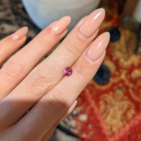 0.87 Ct. Padparadscha Sapphire from Ceylon (Sri Lanka) Life Style