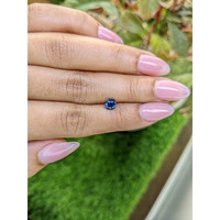 0.89 Ct. Blue Sapphire from Madagascar Life Style