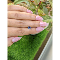 0.78 Ct. Blue Sapphire from Madagascar Life Style