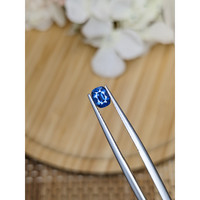 0.78 Ct. Blue Sapphire from Madagascar Life Style