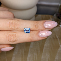 2.45 Ct. Blue Sapphire from Ceylon (Sri Lanka) Life Style
