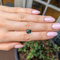 2.00 Ct. Green Sapphire from Madagascar Life Style