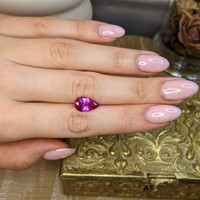 5.06 Ct. Pink Sapphire from Madagascar Life Style