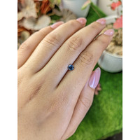 0.50 Ct. Blue Sapphire from Madagascar Life Style