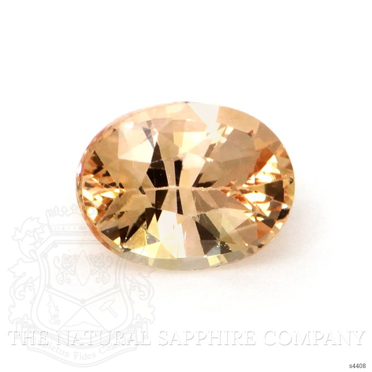 0.66 Ct. Peach Sapphire from Ceylon (Sri Lanka)