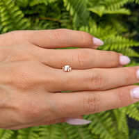 0.66 Ct. Peach Sapphire from Ceylon (Sri Lanka) Life Style