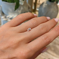 0.66 Ct. Peach Sapphire from Ceylon (Sri Lanka) Life Style