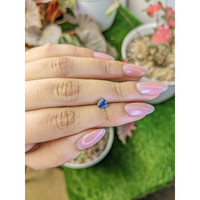 0.63 Ct. Blue Sapphire from Madagascar Life Style