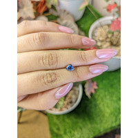 0.76 Ct. Blue Sapphire from Madagascar Life Style