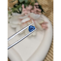 0.76 Ct. Blue Sapphire from Madagascar Life Style